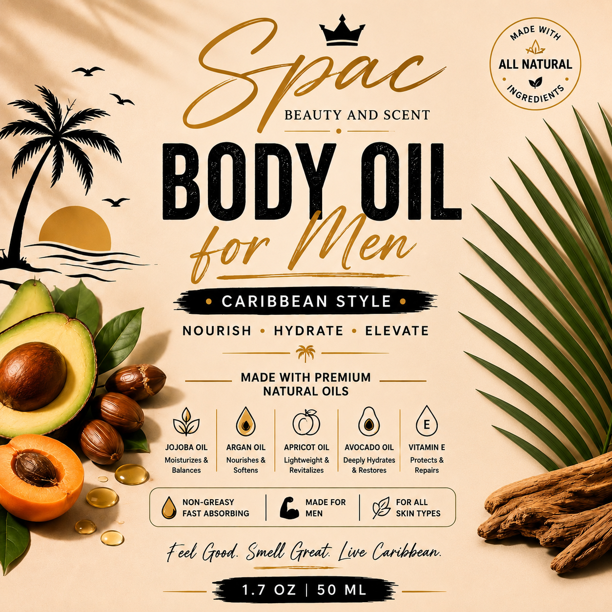 Body Oil for Men